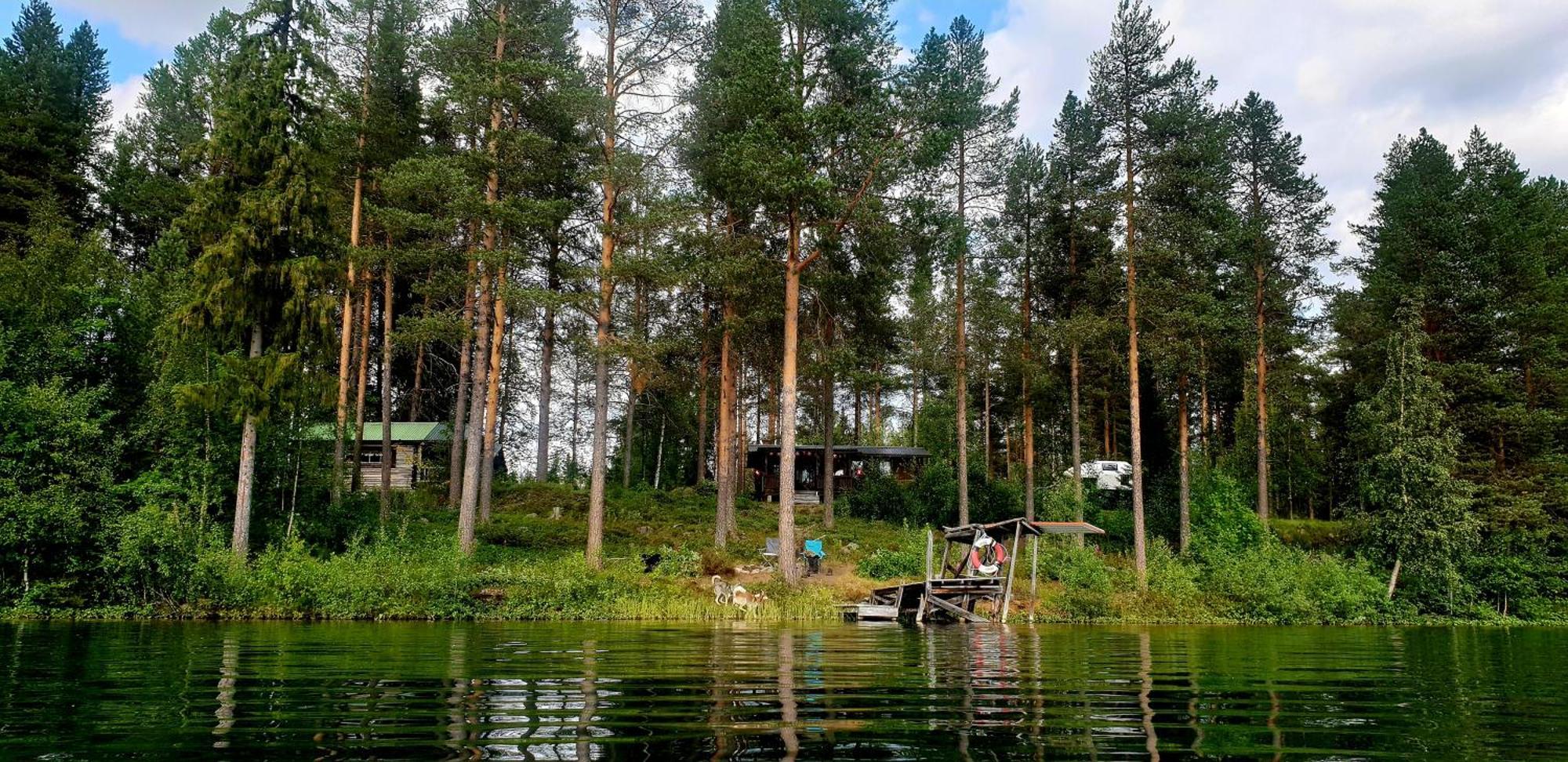 Blockhaus Am See Arvidsjaur Zewnętrze zdjęcie